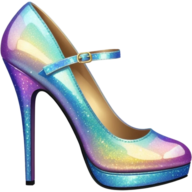 GLITTER SHOES emoji