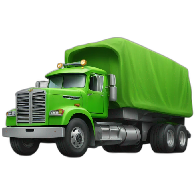 hulk with a cap-truck emoji