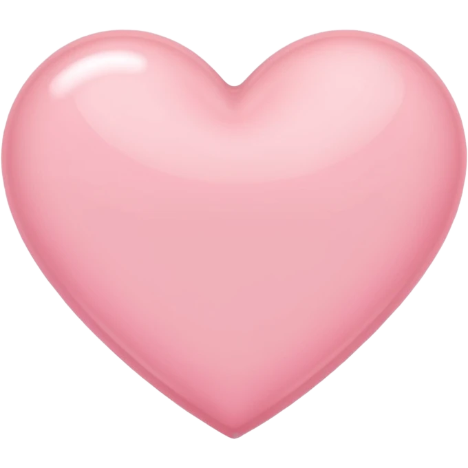 light pink heart emoji