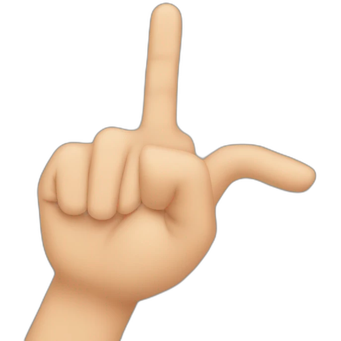 finger pointing down emoji