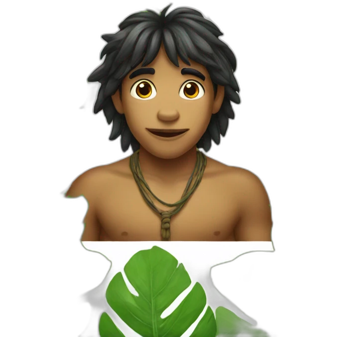 Mowgli jungle emoji