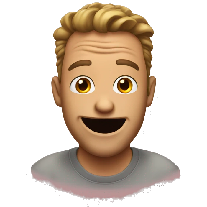 guy being silly emoji
