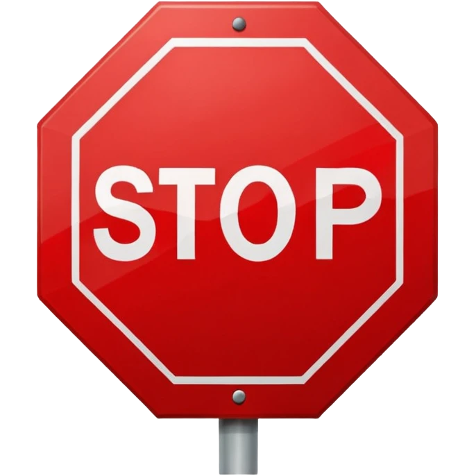 stop symbol emoji