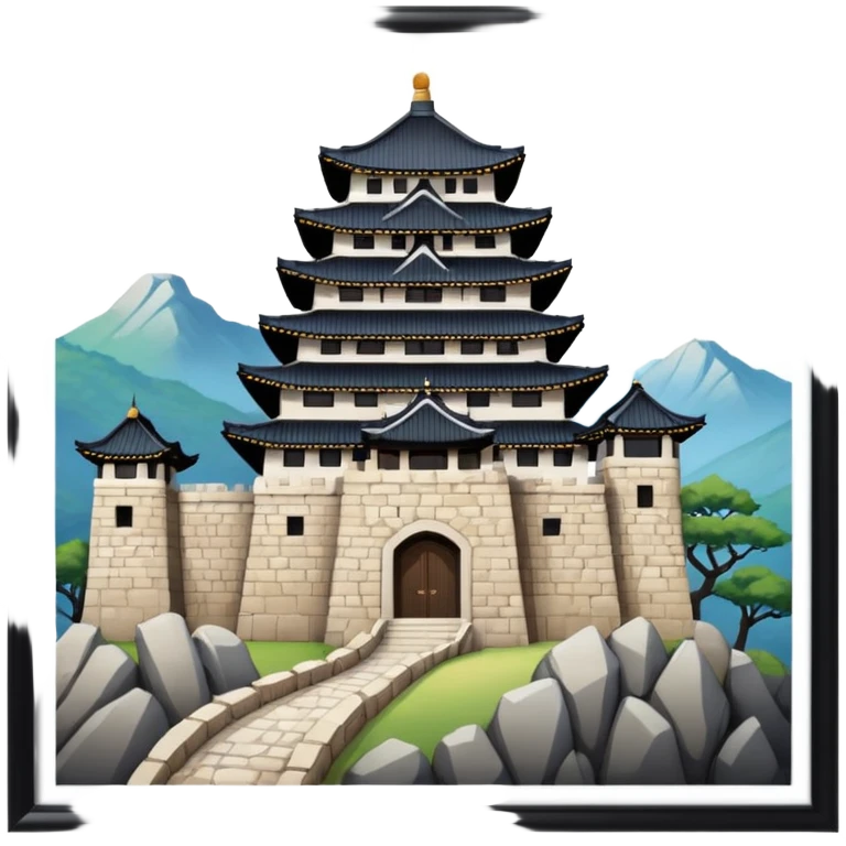 South Korea castle emoji