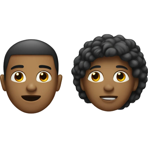 two people. one we trust and one we don't trust emoji