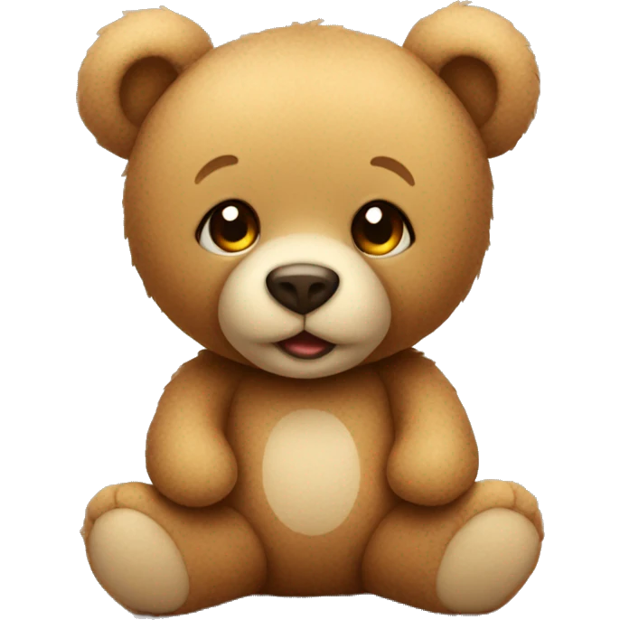 Cute teddy bear  emoji