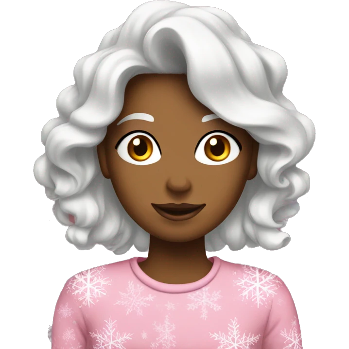 Girly christmas tree emoji