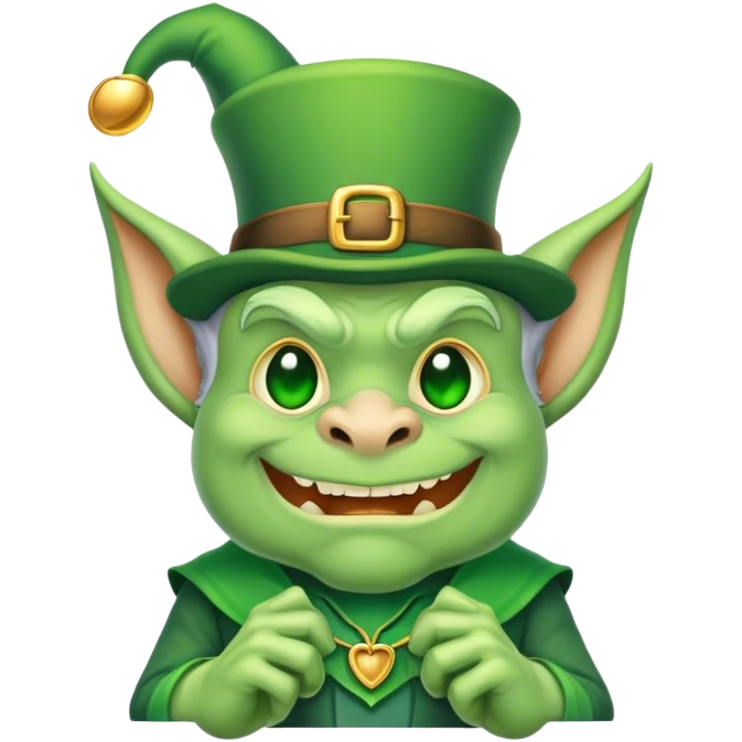 Gargoyle leprechaun emoji