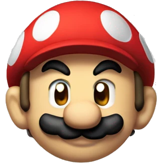 Mario bros asustado  emoji