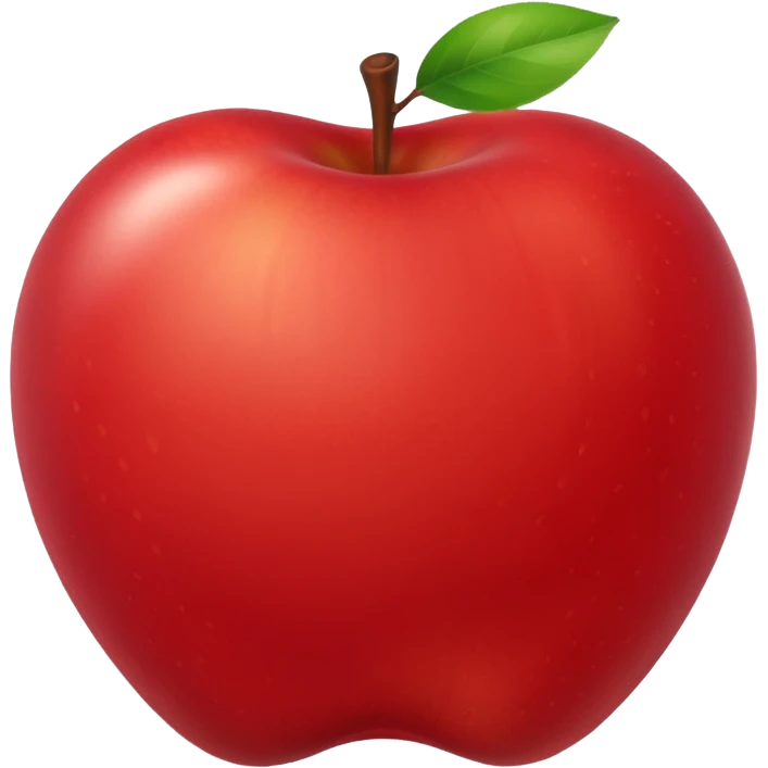 emoji de una manzana emoji