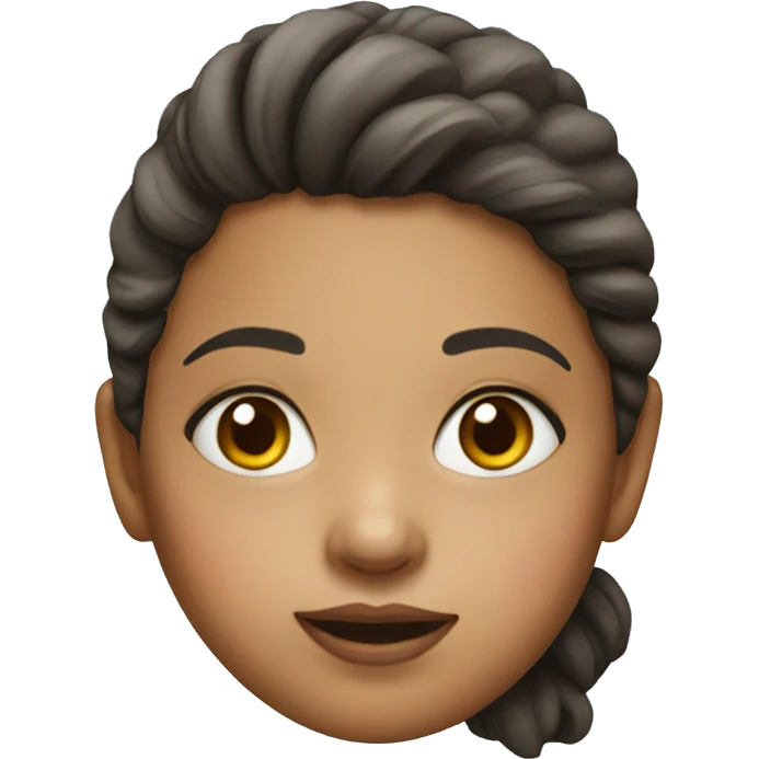 realistic portrait of girl emoji