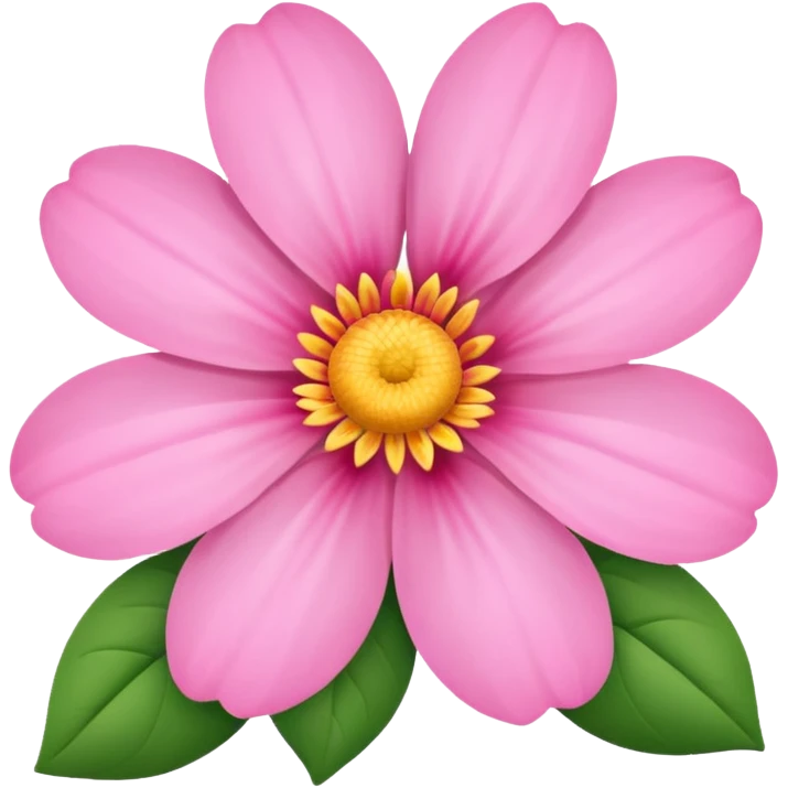 pink flower emoji