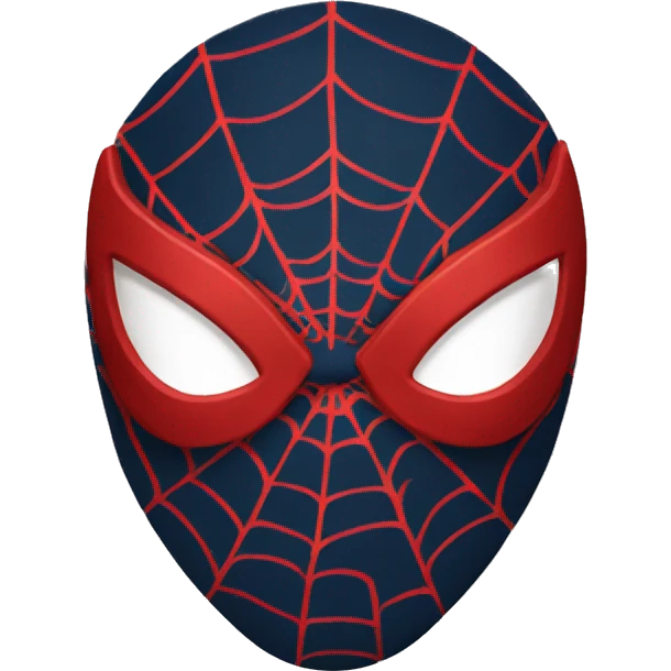 Spiderman-mask emoji