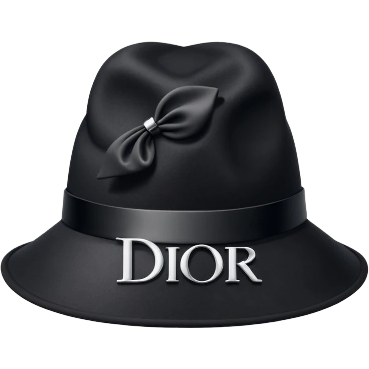 hat that says Dior emoji