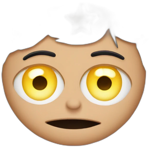 Emoji with stars in eyes and head who explode emoji