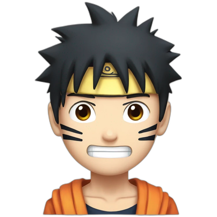 Naruto Luffy emoji