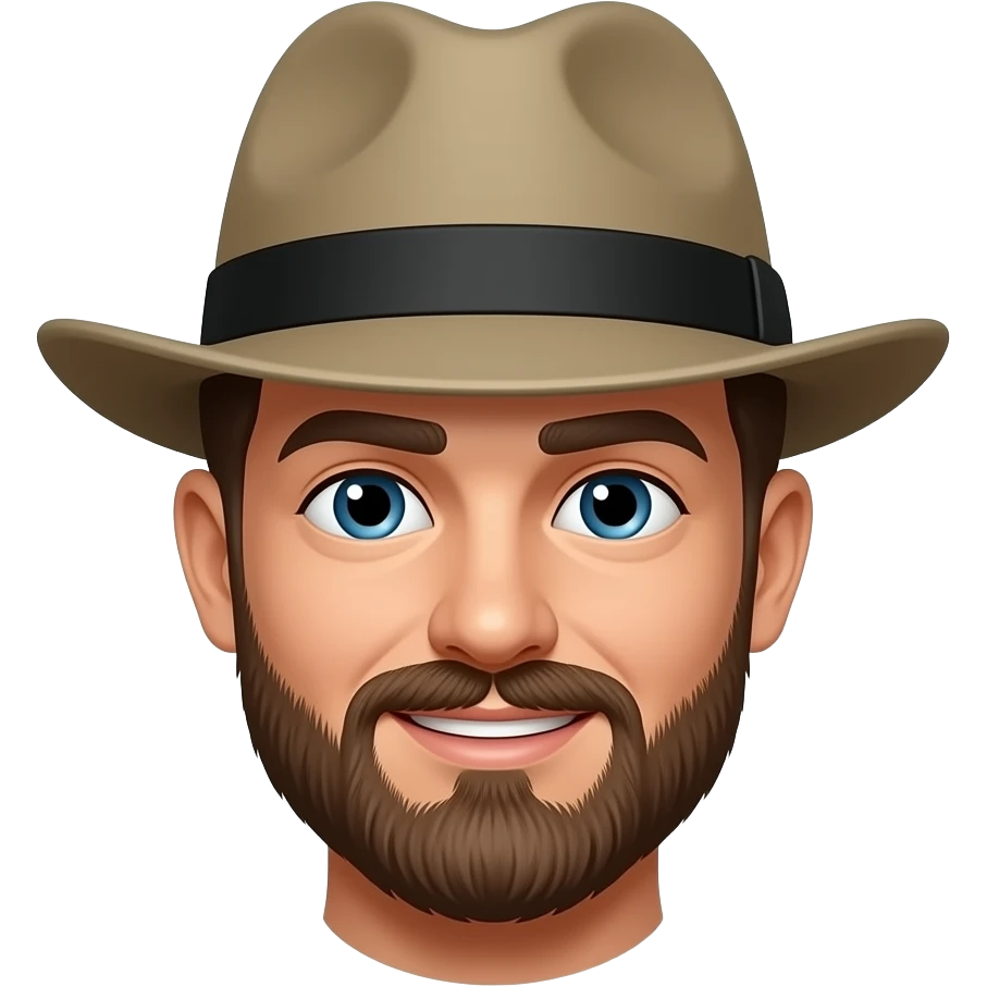 Men wearing hats emoji