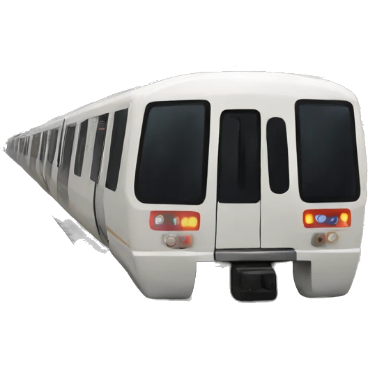 Metro train  emoji