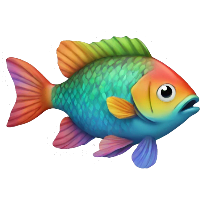 Colorful fish  emoji