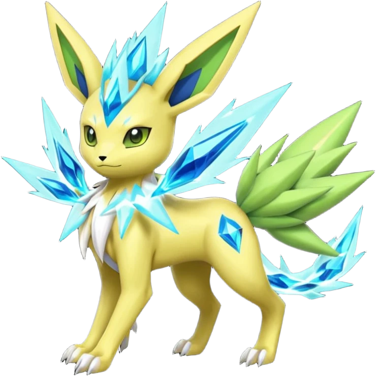 Celebi-Zygarde-Electrike-Jolteon-Manectric-Fakémon-fusion, full body emoji
