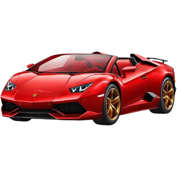 A Lamborghini emoji