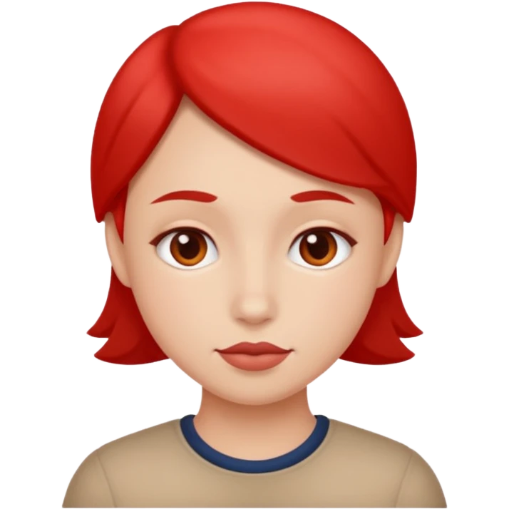 Qui est émie avec des joue rouge emoji