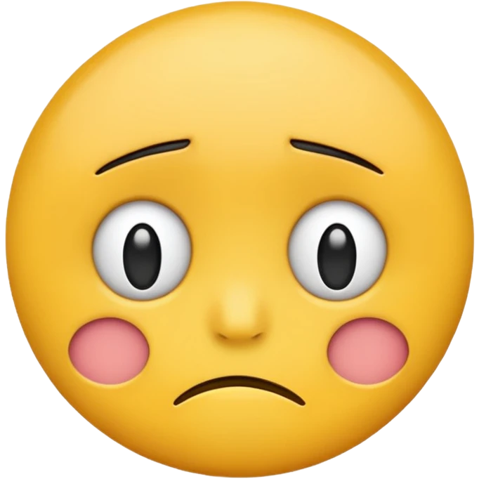 a sad emoji with a frown emoji
