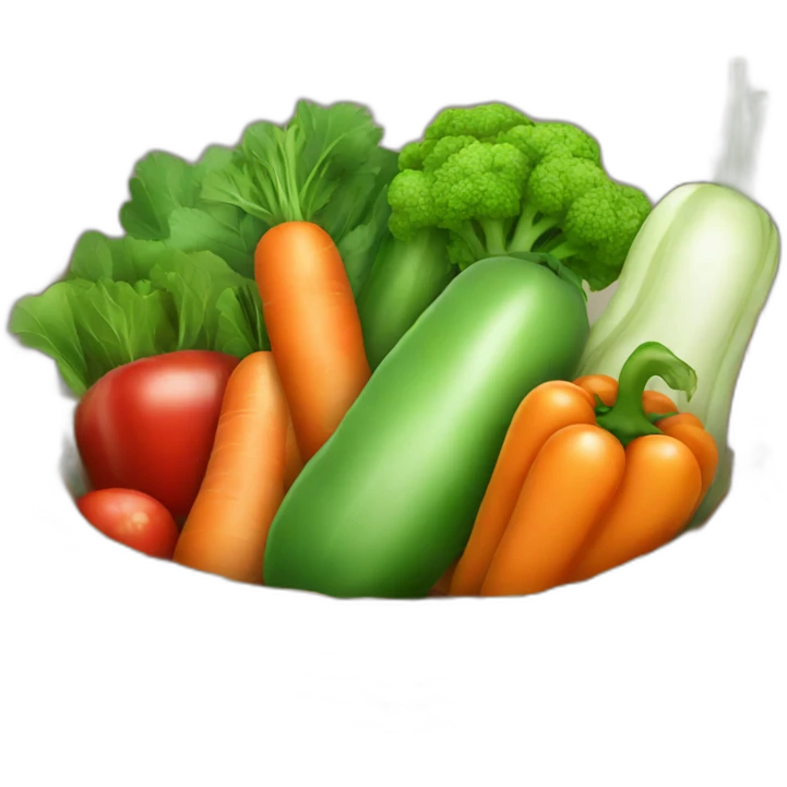 basket full of vegetables emoji