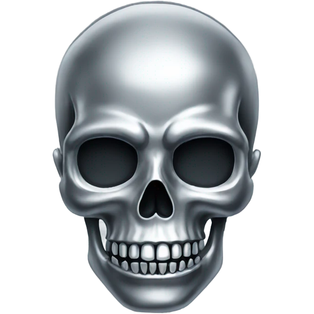Chrome skull  emoji