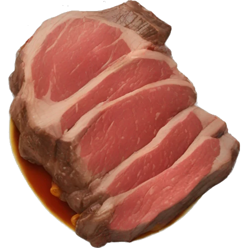beef dinner on a plate emoji
