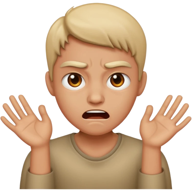 Fear, sadness, anger, joy emoji