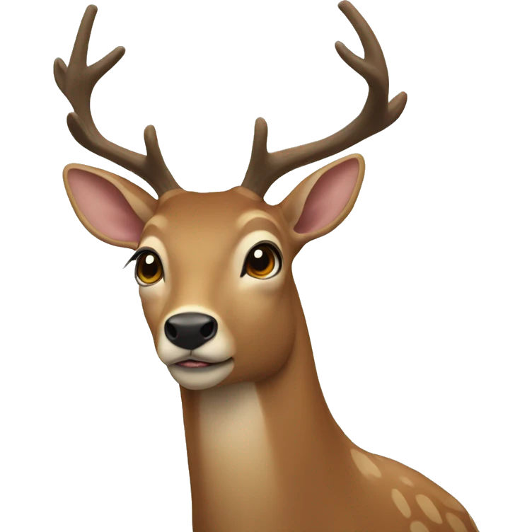 Not deer emoji