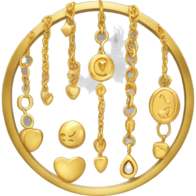Gold jewelry emoji