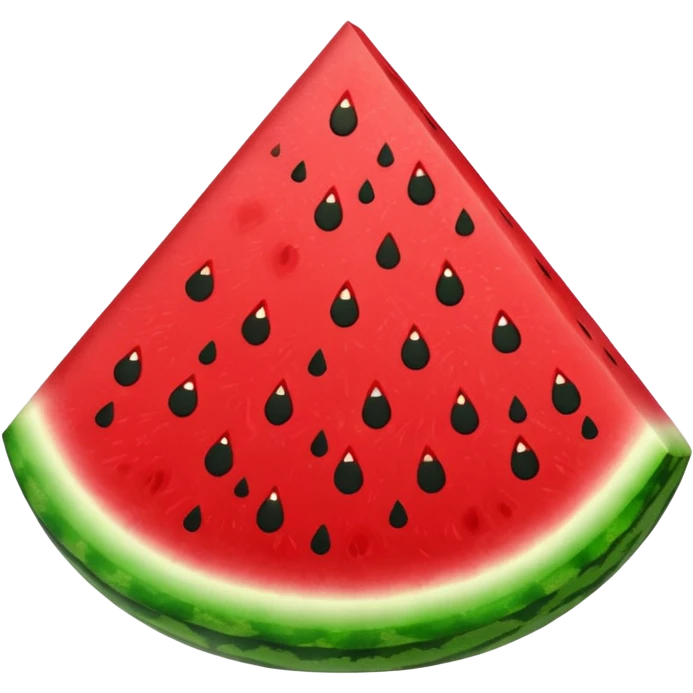 glitter red and green watermelon emoji
