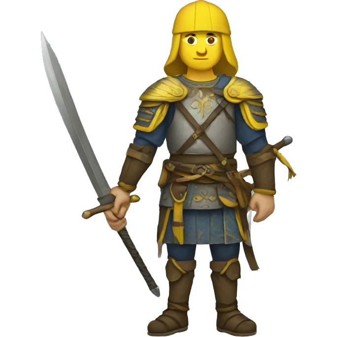 ukrainian warrior emoji