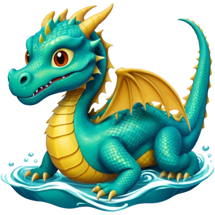 dragon in the sea emoji
