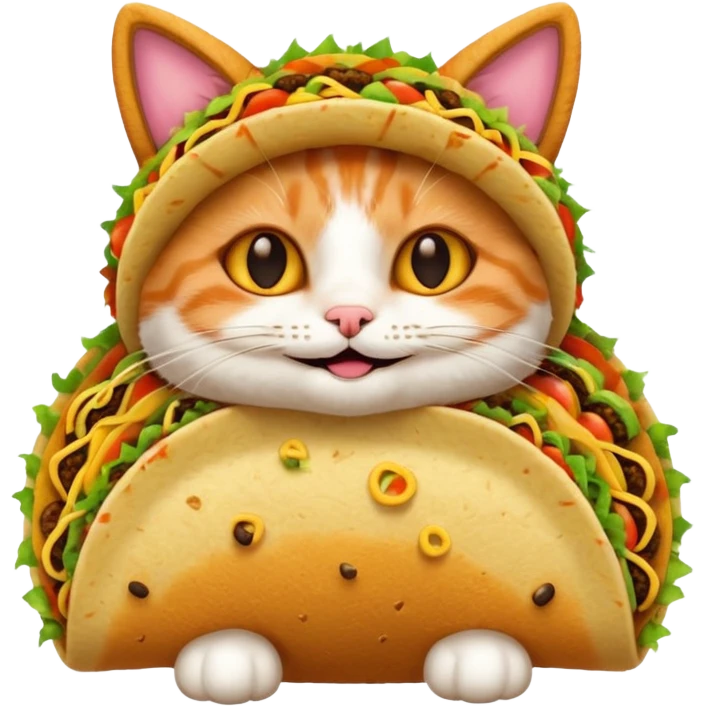 cat taco emoji
