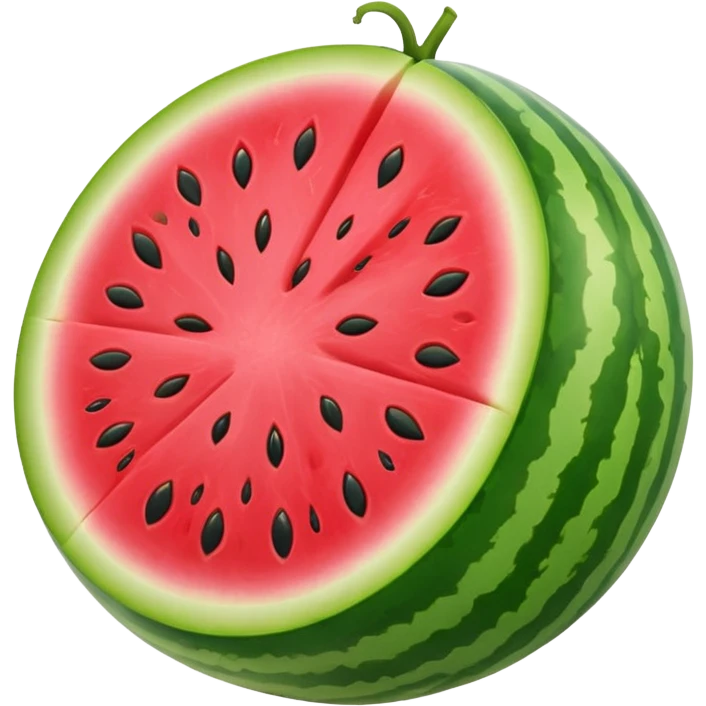 watermelon with feminine features emoji