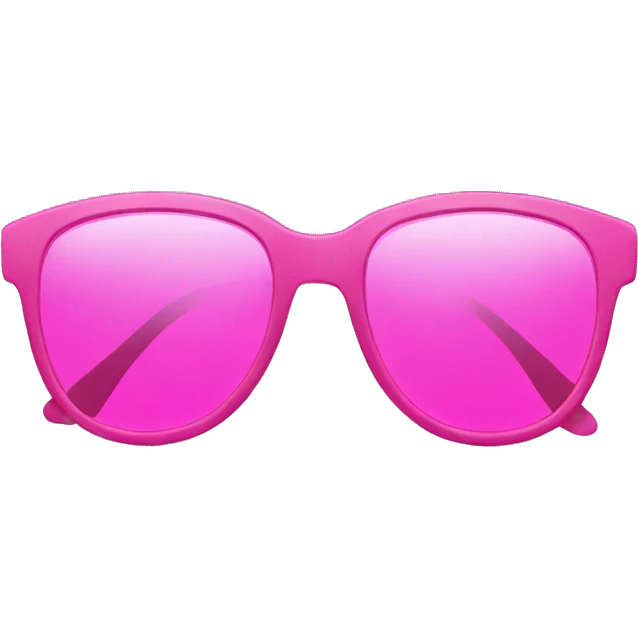 Pink sunglasses  emoji