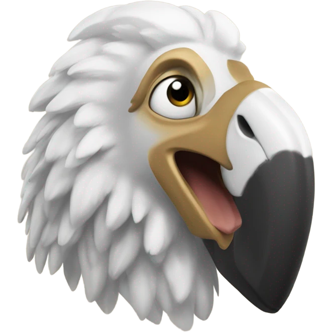 Eagle carrying a ram  emoji