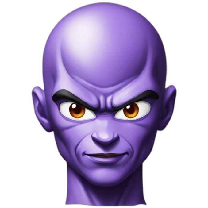 Black frieza from dragon ball emoji
