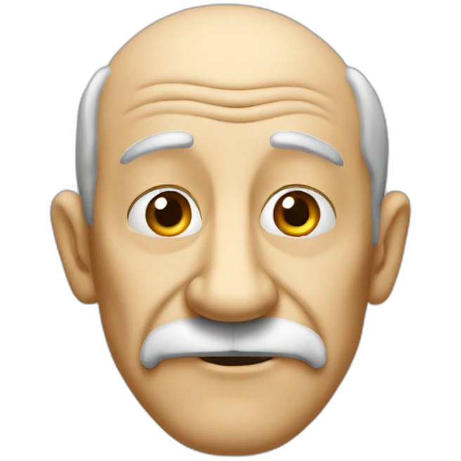 old gentleman big nose emoji