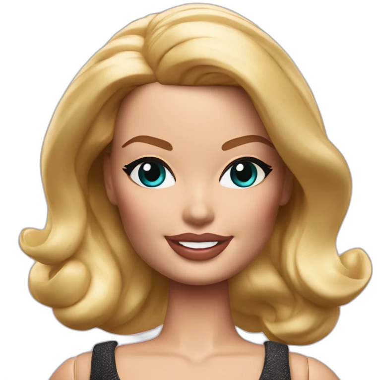 Margot Robbie Barbie  emoji