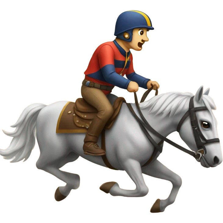Cavalos correndo emoji