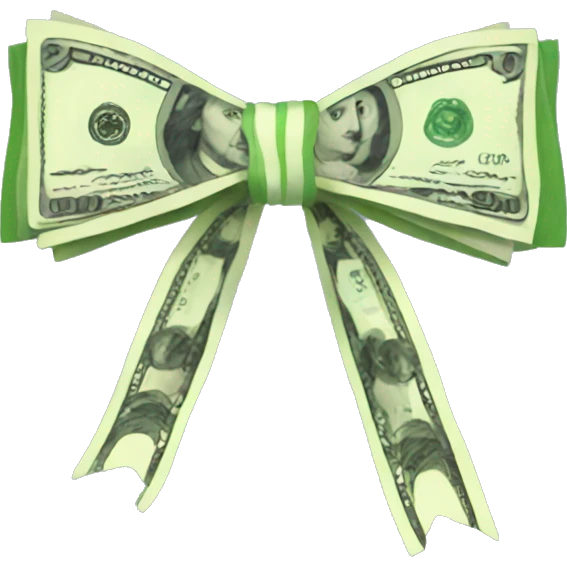 money bow emoji