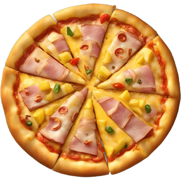 Pizza with pineapple emoji
