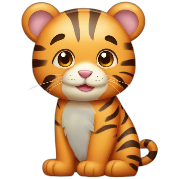 cute tiger rabbit bear emoji