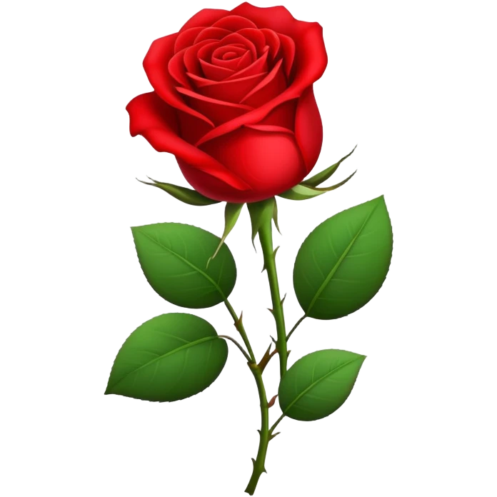 Red rose for Sant Jordi celebration emoji