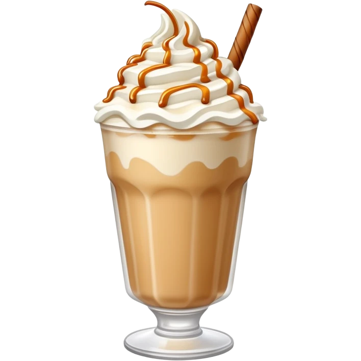 Butter pecan frappe emoji