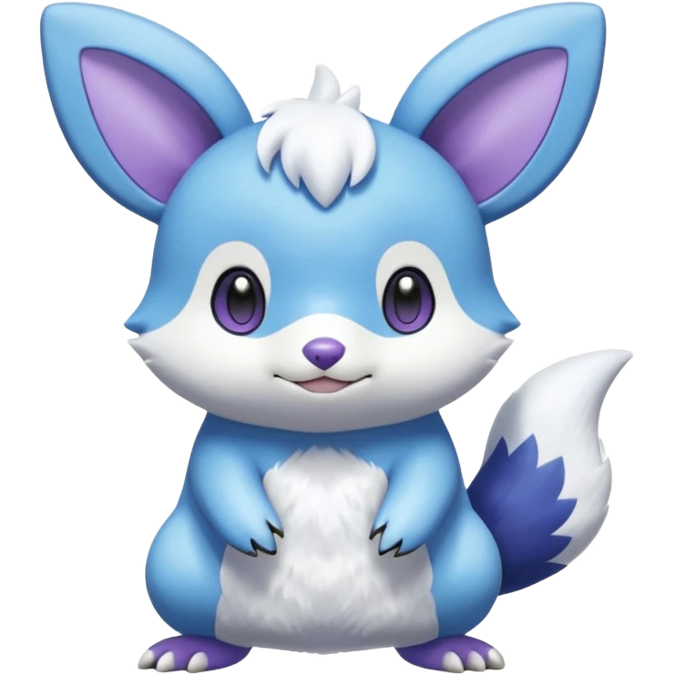 Shiny Minccino-Piplup-Oshawott-Meowstic-Hybrid (Full body) emoji